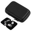 Multifunctional Gadget Mobile Business Dustproof and Ideal for Storing Chargers and Earphones Case, Case, Black/Carbon Fiber/Gray, Portable, Travel,