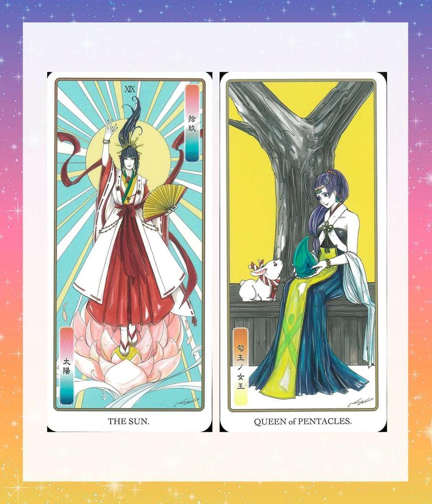 Японская мифология Таро Кивами 5-е издание 83 карты Версия с японским объяснением Включены Оракул Карта Таро Гадание Райдера-Уэйта [Подлинный