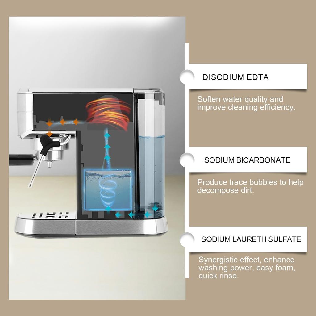 Средство для удаления накипи из кофемашин Универсальное средство для удаления накипи из кофемашин, эффективное средство для удаления накипи 100 мл
