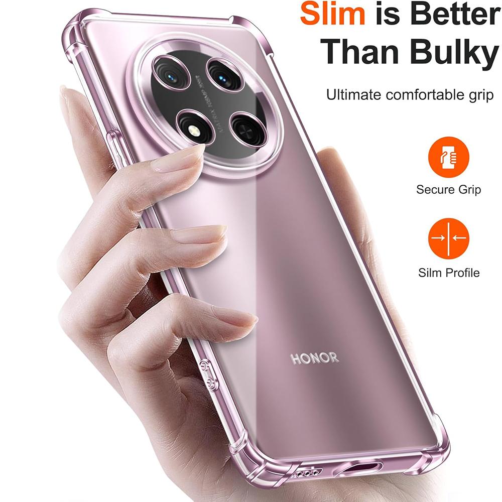 Противоударный чехол для Huawei Honor Magic7 Magic6 Magic5 Magic4 Lite Pro Ultimate силиконовый мягкий тонкий прозрачный чехол для Magic 7 6 5 4