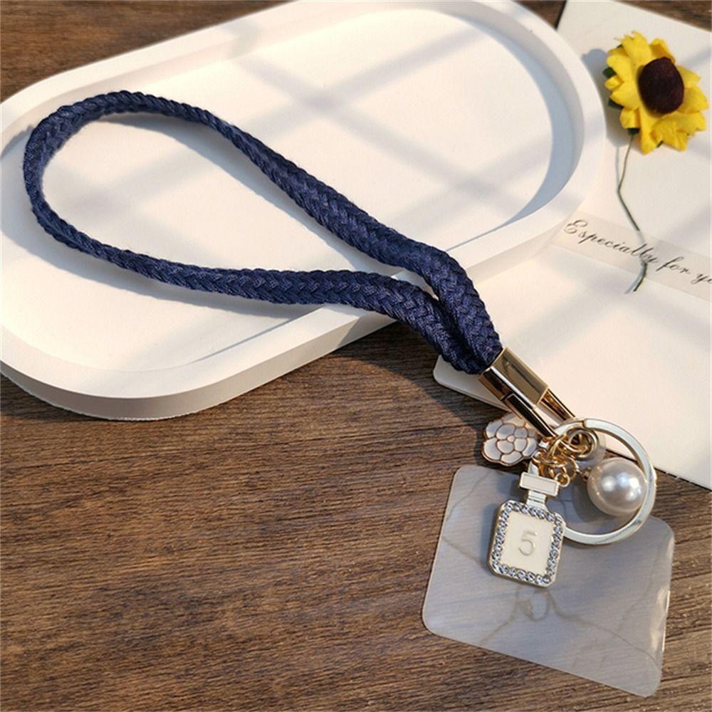 Hanging Neck Strap ID Badge Holder Phone Hang Rope Mobile Phone Lanyard Woven Strap Rope Wrist Rope