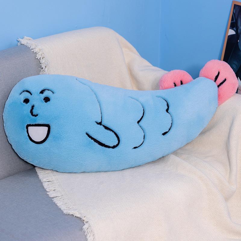 Супер большая мягкая плюшевая подушка в виде рыбы с удобным наполнением из полипропиленового хлопка, идеально подходящая для спален, детских комнат