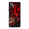 Чехол для телефона с рисунком в стиле японского самурайского искусства для Xiaomi Redmi Note 14 13 5G 10 11 12 Pro Plus 4G 14C 13C 12C 10C Черный