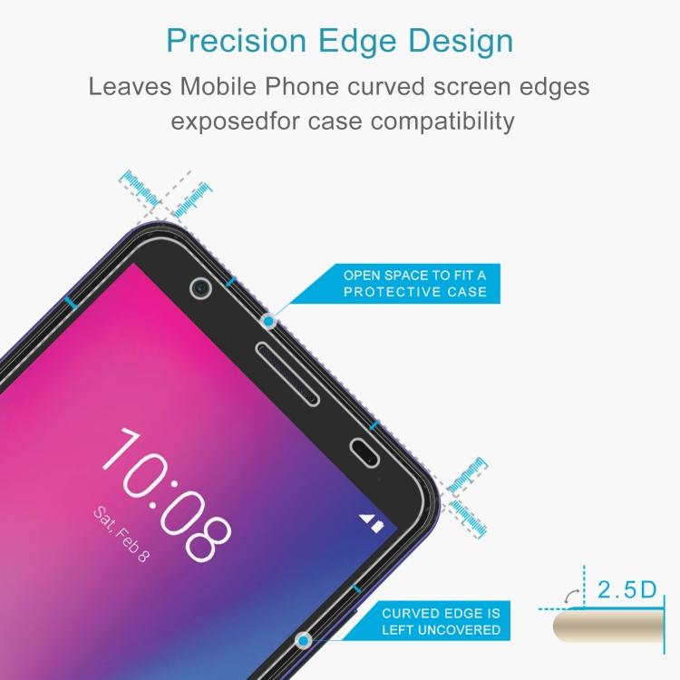 Закаленное стекло 0,26 мм 9H 2,5D для ZTE Blade A3 2020