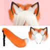 Animal Ears and Tail Set Cosplay Dress Women Girls Adjustable for Carnival Prom