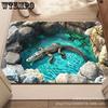 3D Visual Trap Floor Mat Dirt Resistant and Wear-resistant Door Mat Bathroom Absorbent and Anti Slip Mat
