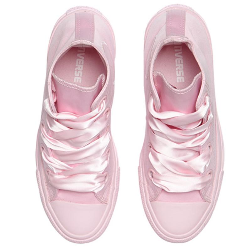 Converse Кеды Chuck Taylor All Star с большими люверсами, высокие, парусиновые, женские, розовые