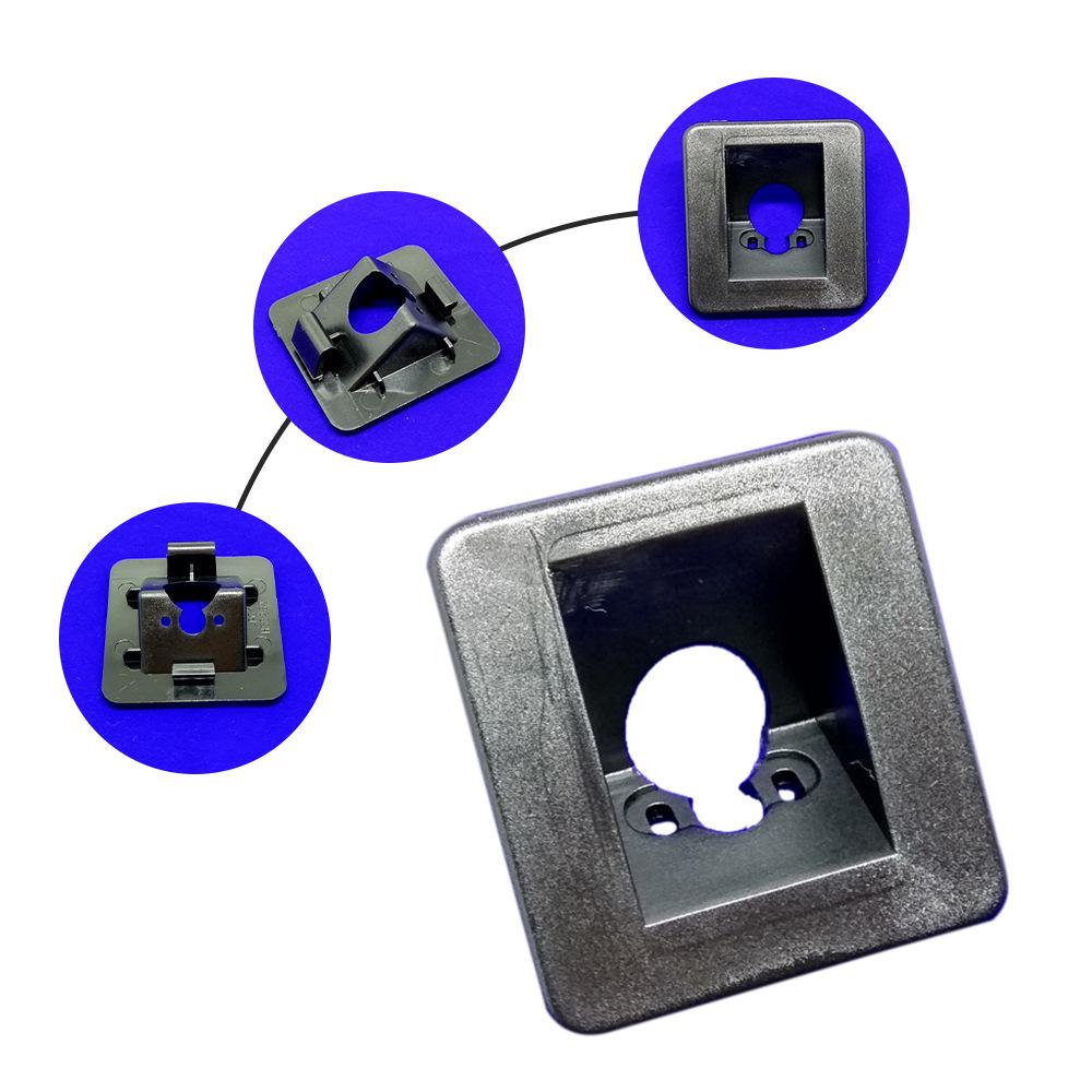 1Pc Car Rear View Camera Bracket Plate Lights Mount Universal Vehicle Reverse Cam Back Up Holder For Kia K3 K3S