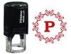 Printtoo Alphabet P Monogram Octagon Celtic Swirl Frame Self Inking Rubber Stamp Office