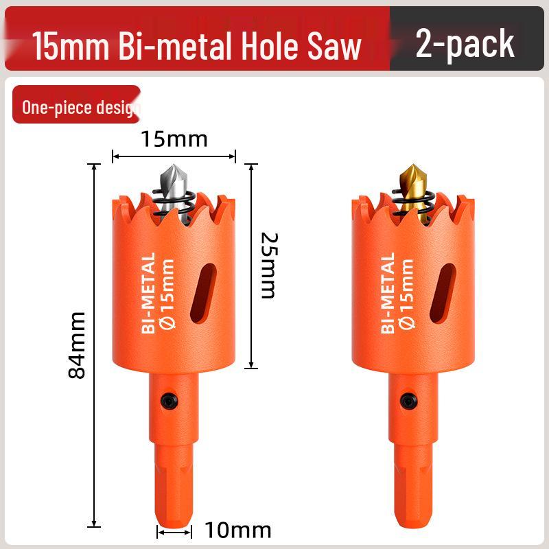 Биметаллическая коронка для деревообработки: Сверло для дерева, гипсокартона, металла, пластика и ПВХ - 75 мм расширитель отверстий для точечных светильников.