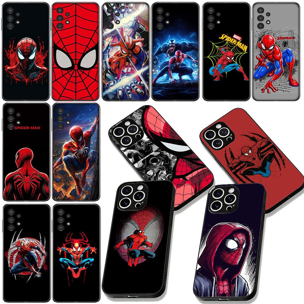 Spider Man Marvels Superhero SpiderMan Phone Case for Xiaomi Redmi Note 12 11 10 A3 Pro 10A 10C 12C Note12 5G Cover Casing