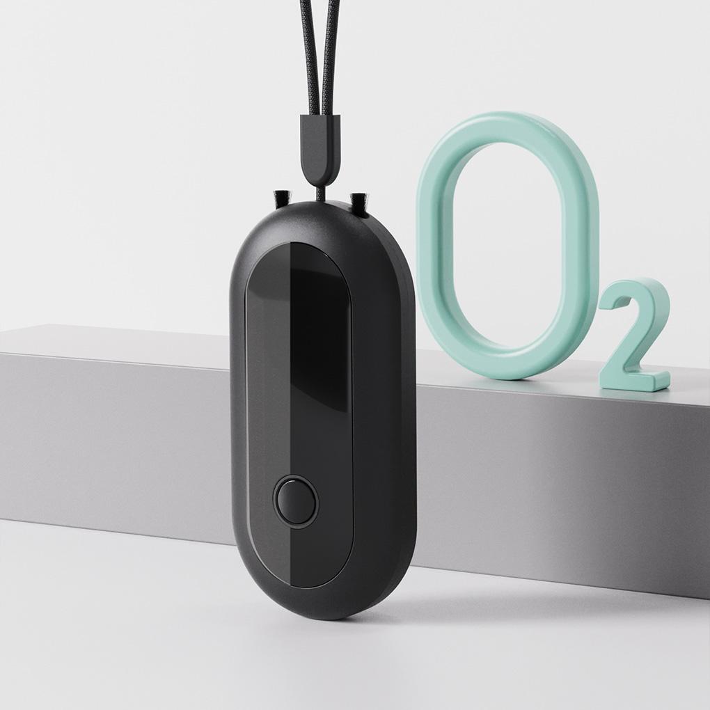 Освежитель воздуха, носимый электронный ионизатор, перезаряжаемый, шейный, 1200 Вт/см³, малошумный генератор отрицательных ионов, внутренний смог для автомобиля