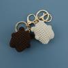 Mini Bear Handmade Woven Pendant, Cute Yarn Knitted Keychain, Couple Style Cartoon Bag Pendant