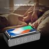 Wireless Charger Desk Clock LED Digital Clock Temperature Meter Celsius / Fahrenheit Switchable Wireless Charging