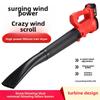 High-Power Storm Lithium Battery Blower: Hair Dryer, Leaf, Snow, and Dust Blower