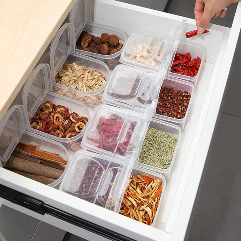 Контейнер для хранения специй, коробка для приправ из сухого перца, герметичная бутылка для приправы, анис, кухня, бадьян, корица, домашняя подупаковка, коробка