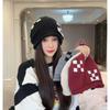Autumn and winter knitted hats pullover hats children wool hats square stacking hats thermal bald hats cold hats confinement hats