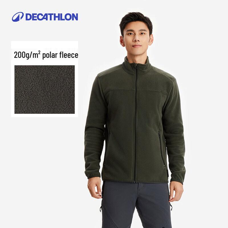 Мужская и унисекс теплая флисовая куртка Decathlon