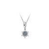 Набор necklaces с кристаллами в виде снежинок для женщин Серебряный ZT1061