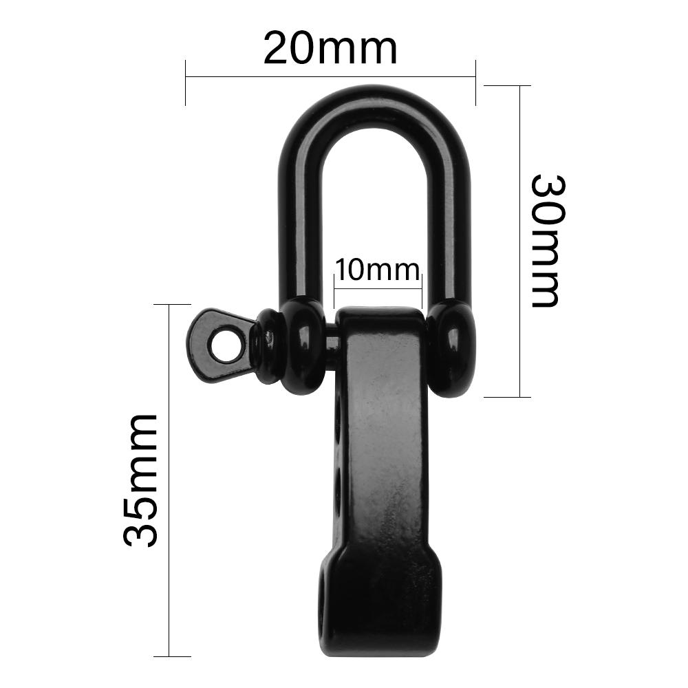 Pin Paracord Bracelets accessories Bracelet Buckles U-Shaped Shackle Buckle Survival Rope Paracords