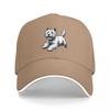 Заглядывающая Собака Вест-Хайленд Уайт Терьер Бейсболки Snapback Бейсбольные Кепки Дышащие Повседневные Кепки Для Улицы Унисекс