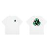 Trendy brand PALACE biochemical triangle back three rings LOGO printed men's and women's loose casual summer short-sleeved T-shirt t