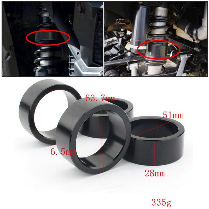 4PCS 25 Inch ATV Lift Spacer Kit for CanAm Outlander 650 800 Models Suspension Leveling Accessories
