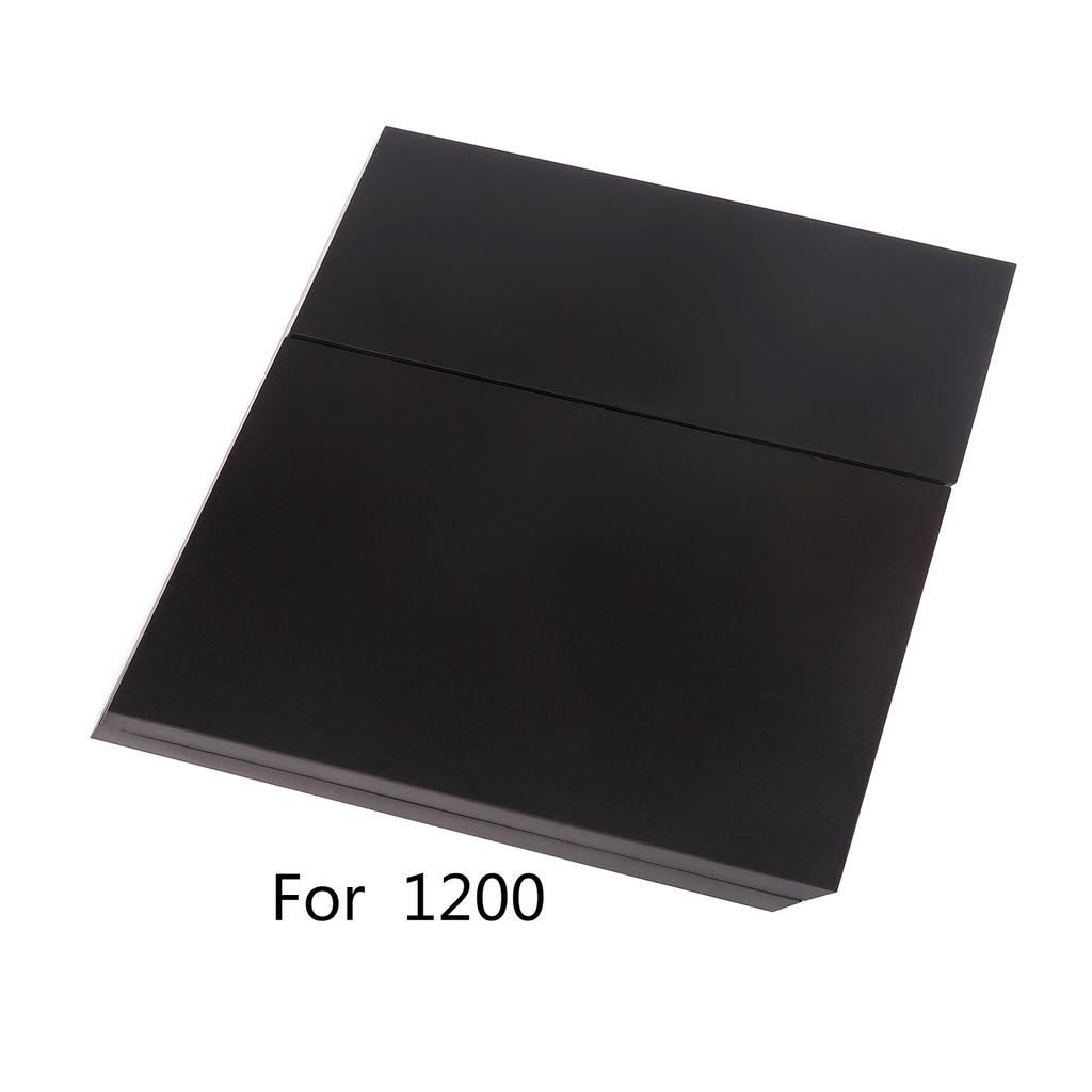 Game Machine Case Solid Color Shell Game Console Replacement Full Cover Housing for PS4 1200 Game Accessories Black