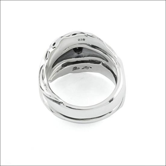 Artemis Classic Debien Размер 15 Серебряный аксессуар для мужчин и Брендовое серебряное кольцо 925 пробы, (ac-acr0248), Женщины, Ювелирные изделия, Кольцо,