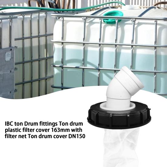 Tank Filter Lid Different Angle Caliber T Shape F Shape Dirt Debris Removal Bore Protection Acid Resistant IBC Slit Filter Cover