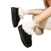Winter Snow Boots Women's 2024 New Winter Velvet Fur Integrated Leisure Thickened Thick-soled Warm Bread Cotton Shoes Women