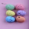 50Pcs Colorful Mini Easter Egg DIY Crafts Projects Home Decoration Small Spotted Simulated Pigeon Egg Ornament Kit Festival Gift