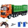 Radio Controlled Car for Container Radio Controlled RC LED Dynamic Sound Indoor Birthday Gift 2 Rechargeable Children, Trailer, Trailer, Car, 2.4GHz