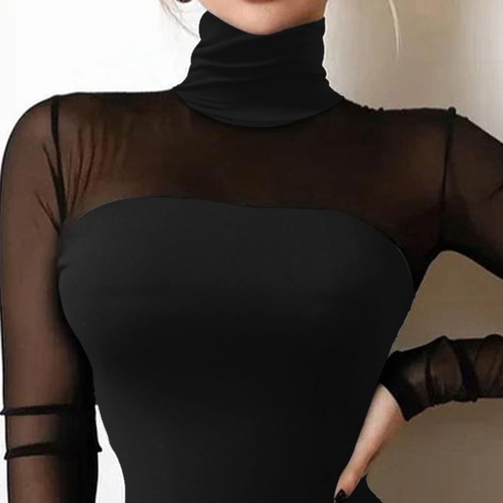 Женские вечерние платья для вечеринок, осеннее простое черное с открытыми плечами и длинными рукавами, контрастное кружевное блестящее облегающее мини-платье