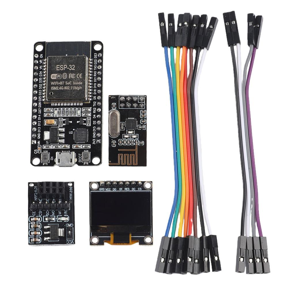 ESP321 NRF24L01 Кабельный Модуль Дисплея Для Hoymiles DIY Комплект/набор Разъем Компоненты Монитора Солнечных Модулей Солнечные Источники Питания Домашние Инструменты