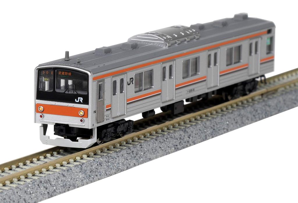 KATO N Gauge 205 Series 5000 Musashino Line Saha 205 Door Large Window 8 Car Set Railway Model Train 10-1498