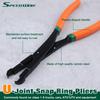SPEEDWOX Snap Ring Snap Ring Trim Clip Ring Trim Clip Trim Metal Panel Clip Removal Comfort Grip Professional Automotive Repair Universal Straight