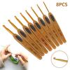 Plastic Sewing Needles Handmade Yarn Crochet Knitting Needles Crochet Hooks Weave Tools