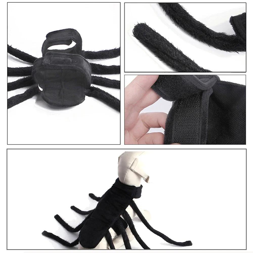 Small Medium Large Dogs Pet Accessory Halloween Funny Dress Up Cat Clothings Halloween Pet Costume Black Spider Cosplay Costume