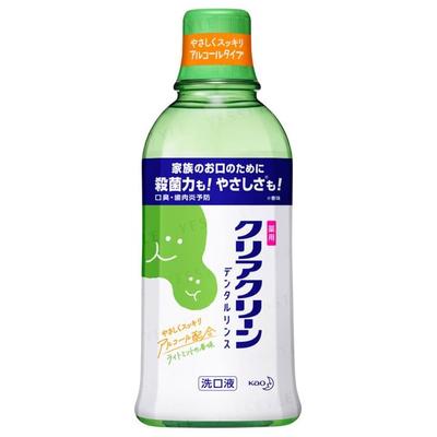 Kao - Ополаскиватель для полости рта Clear Clean, легкая мята
