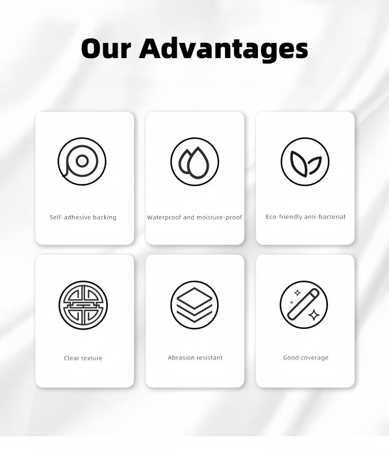 Wallpaper Sticker White Wall Decor Ceramic Tile Wall Stickers Autohesion Home Decor Items Oil and Dirt Prevention Kitchen