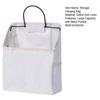 Storage Hanging Bag Large Capacity with Mesh Pocket Multi-functional Bedside Cotton Linen Organising Storage Bag