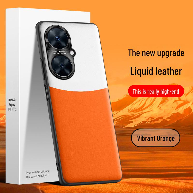 Чехол для телефона Huawei Enjoy 60pro Liquid Leather Anti Fall Protective
