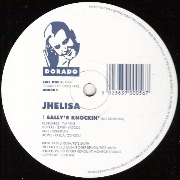 12-дюймовая пластинка JHELISA Sallys Knockin DOR005 Dorado 1992 UK Танцевальная Электроника Б/у