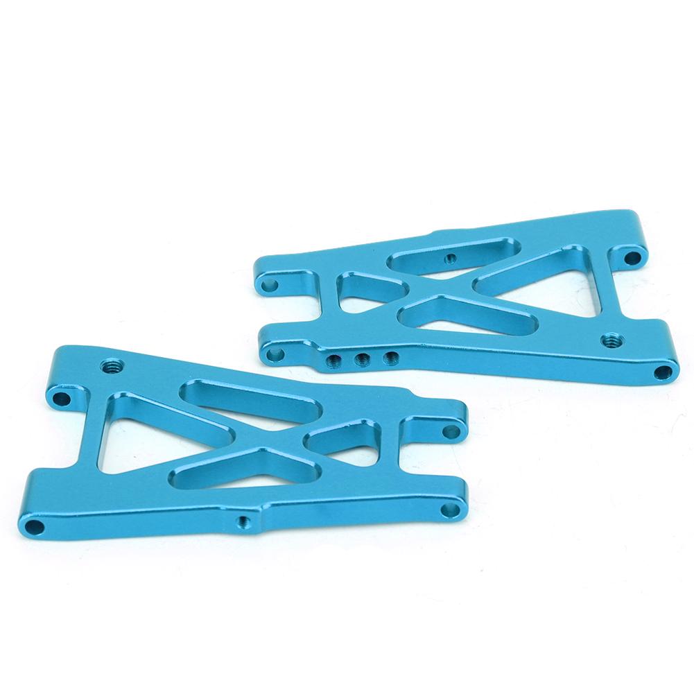 2PCS Aluminum Alloy Rear Lower Swing Arm Fit for 4 Optima 1Celsius10 RC Off Road Vehicle(Blue )