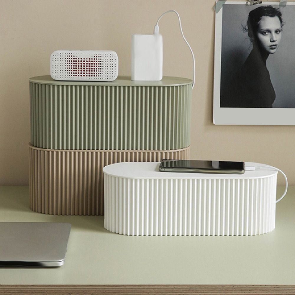 Plastic Socket Storage Box Portable Wire Storage Box WiFi Router Power Line Storage Case Home