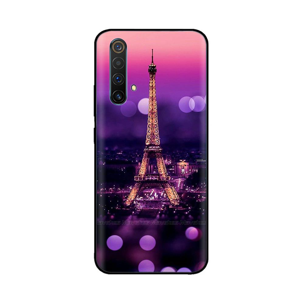 Для Realme X3 SuperZoom Чехол Силиконовая Задняя Крышка Чехол для Телефона для OPPO Realme X3 Realmi X 3 Чехол с Мягким Касанием Funda Etui Бампер Coque