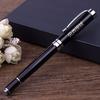 Черная гелевая ручка, бизнес-подарок, металлическая ручка на заказ