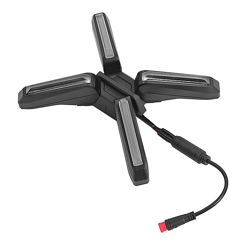 Оригинальная фара для электросамоката Segway Ninebot Zt3/Zt3 Pro, X-образная, 4 Вт, сверхяркий передний свет, запасные части