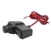 Motorcycle Phone Charger Multifunctional Dual USB Adapter 10?24V with Red Digital Display Voltmeter